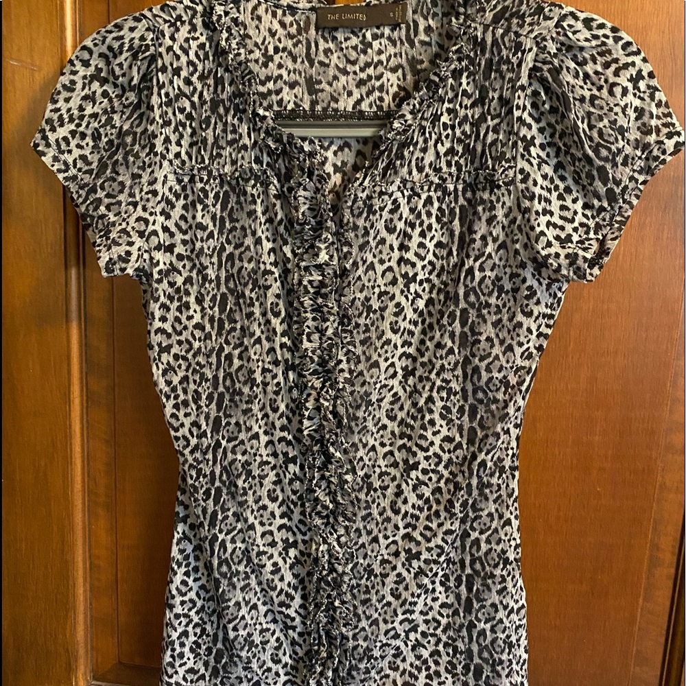 EXPRESS 00’s sheer leopard blouse 🎉